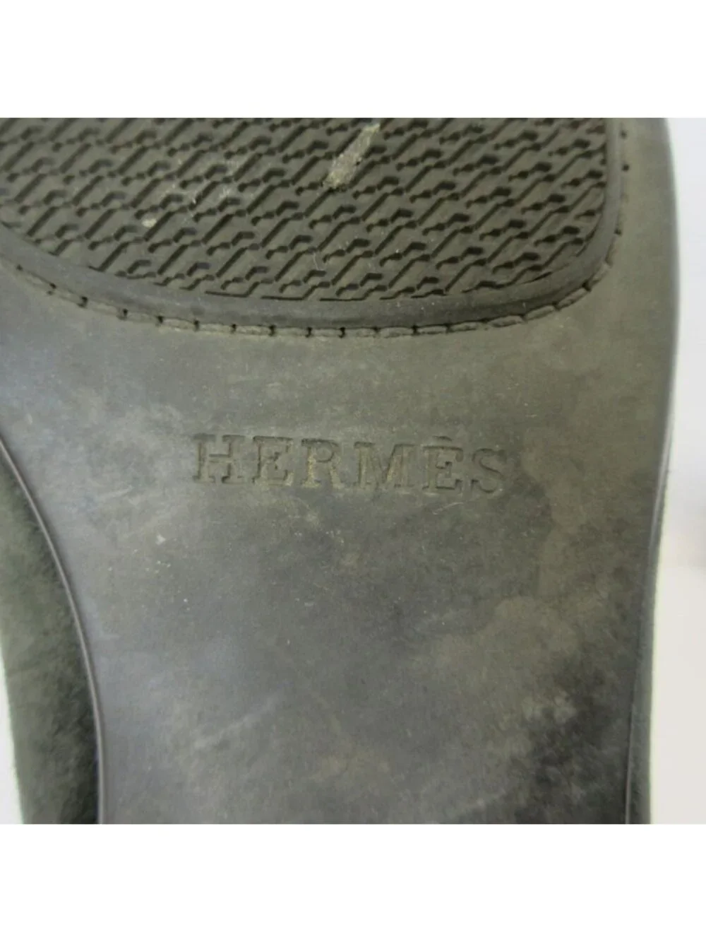 Hermes name suede